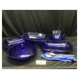 Blue Glassware