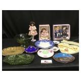 Dolls and plates