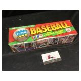Baseball logo stickers and trading cards