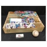 Hockey and baseball cards