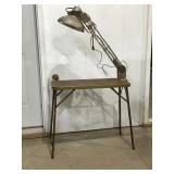 Vintage Table and Light