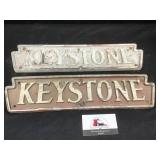 Medal keystone signs