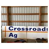 Crossroads Ag sign / plastic Laminate board