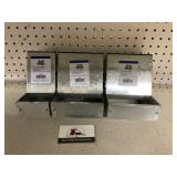 Pet Lodge Galvanized Feeders