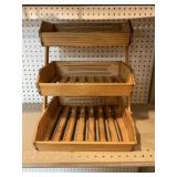 Decorative wood shelf