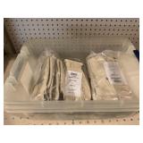 Tote of leather gloves