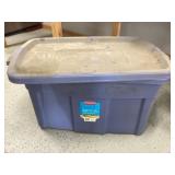 Empty Rubbermaid  Tote