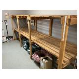 Wooden Shelf contents NOT included