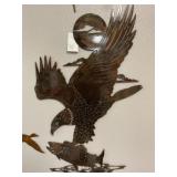 Large Metal Eagle Wall Decor