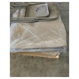 Metal folding chairs