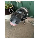 Metal Cow Made From Recycled Metal