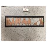 Western metal wall decor