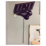 UNI panthers metal yard decor