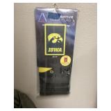 Iowa hawkeye applique flag