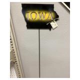 Iowa medal yard decor