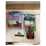 Halti no pull harness and magic coat brush