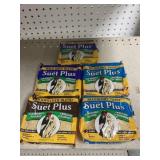 Various blends of suet plus