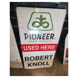 Metal Pioneer Sign