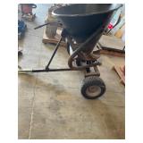 Pull behind fertilizer/ spreader