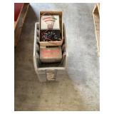 Battery tester and hardware bins