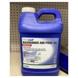 Backrubber and pour on