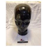 Black glass head