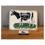 Metal Hersheys sign