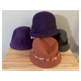 Ladies felt hats
