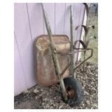 Rustic Wheelbarrow