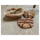 Woven purses and bags