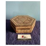 Wood inlay  Jewlery box