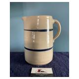 Stoneware pitcher