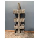 Wicker Storage Rack