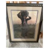 Framed Shepards star print