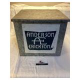 AE galvanized milk box