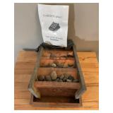 Slate river rock fountain