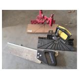 Miter Boxes and Saw