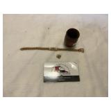 Gold tone braided bracelet and black hills gold