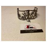 Silver like western bracelet