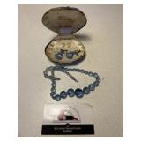 1920s necklace and earrings