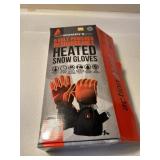 Heated snow gloves