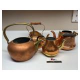 Copper Like Teapots