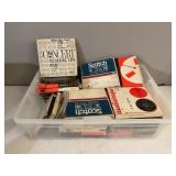 Reels of recording tape