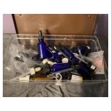 Droppers, glass bottles