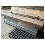 Collapsible metal sawhorses