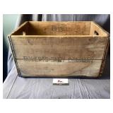 Robertï¿½s dairy company wooden crate