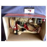 Vintage dolls, spools or thread and teeth