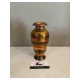 Ornate copper vase