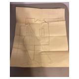 Vintage Plat of Sargent Bluff Iowa