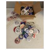 Political pins/ buttons